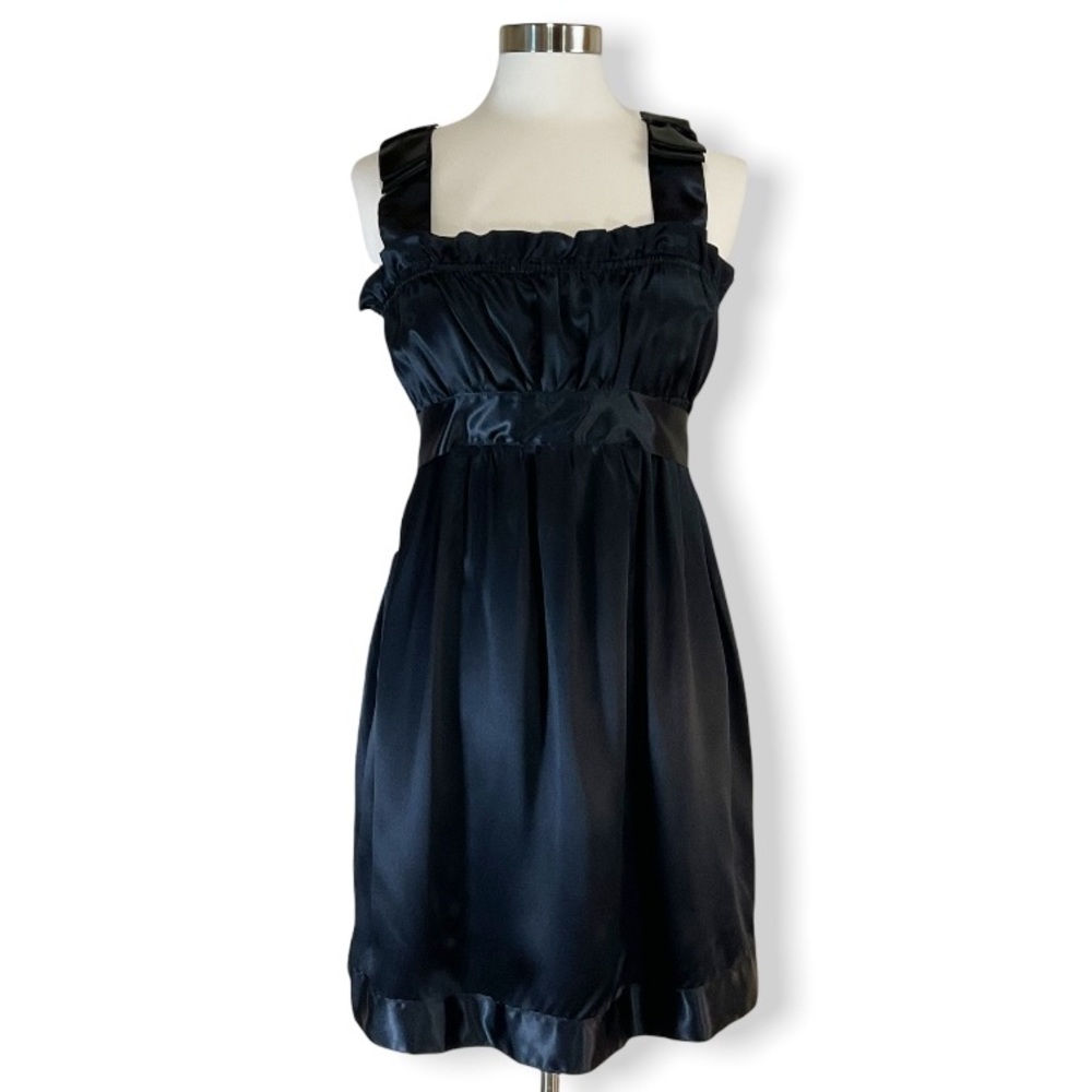 NWT Vintage Betsey Johnson Deadstock Silk Empire Waist Mini Dress 10
